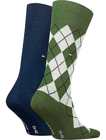 Chaussettes motif/style losange - tommy hilfiger