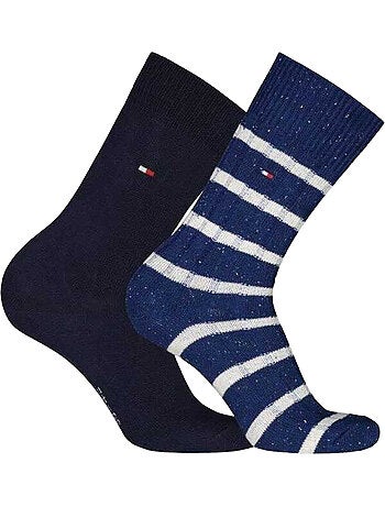 Chaussettes motif/style rayé - tommy hilfiger