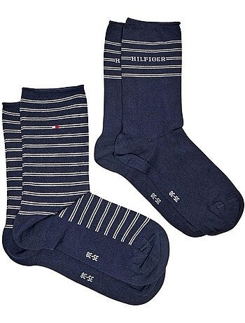 Chaussettes motif/style rayé - tommy hilfiger
