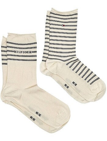 Chaussettes motif/style rayé - tommy hilfiger