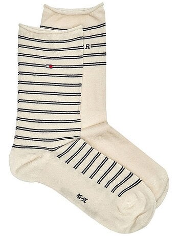 Chaussettes motif/style rayé - tommy hilfiger