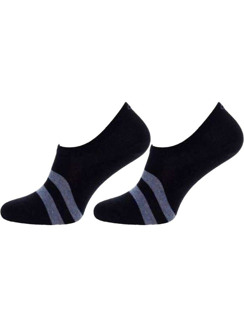 Chaussettes motif/style rayures contrastées - calvin klein Bleu marine - Kiabi
