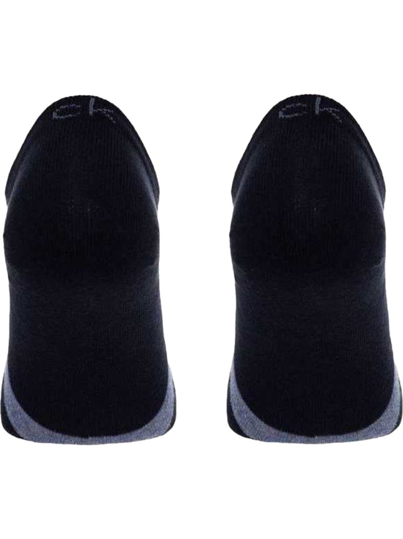 Chaussettes motif/style rayures contrastées - calvin klein Bleu marine - Kiabi