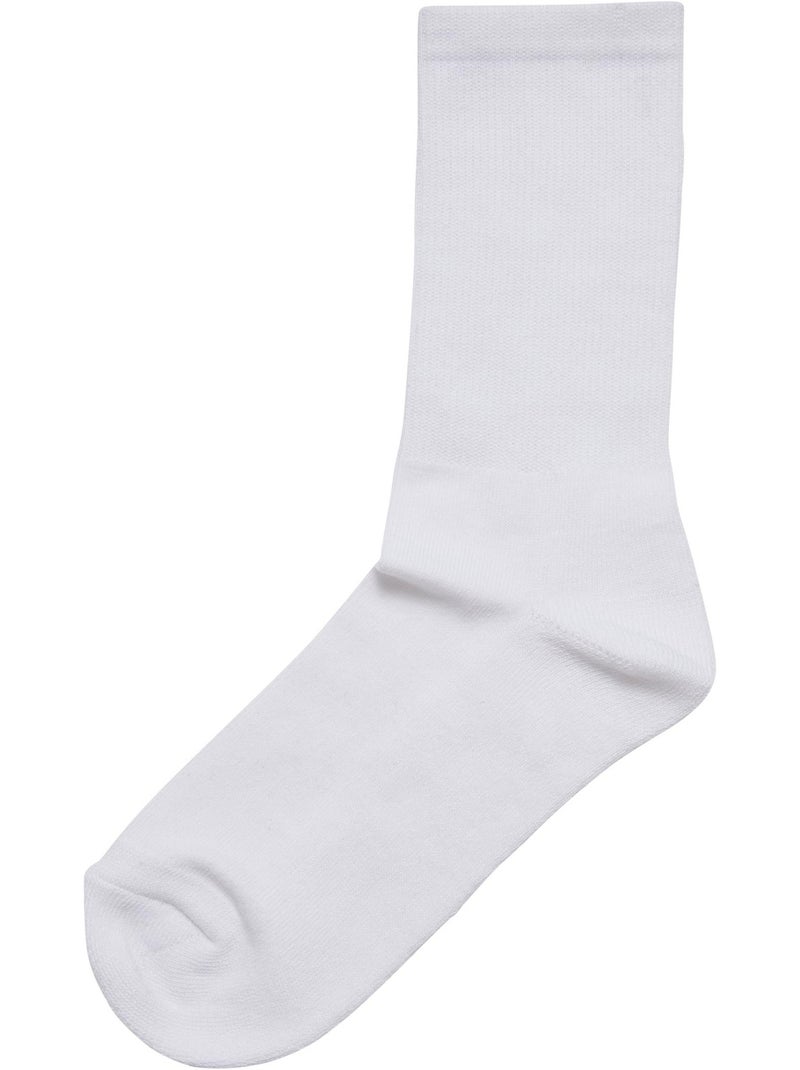 Chaussettes motif/style uni - build your brand Blanc - Kiabi