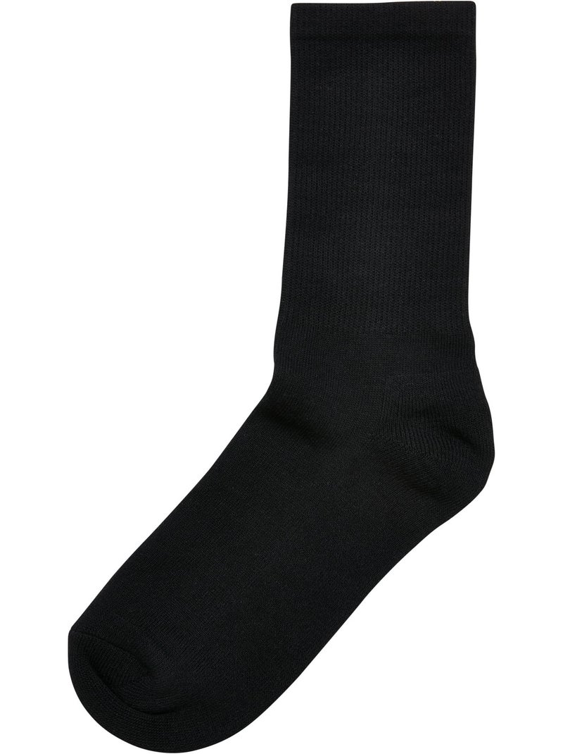 Chaussettes motif/style uni - build your brand Noir - Kiabi