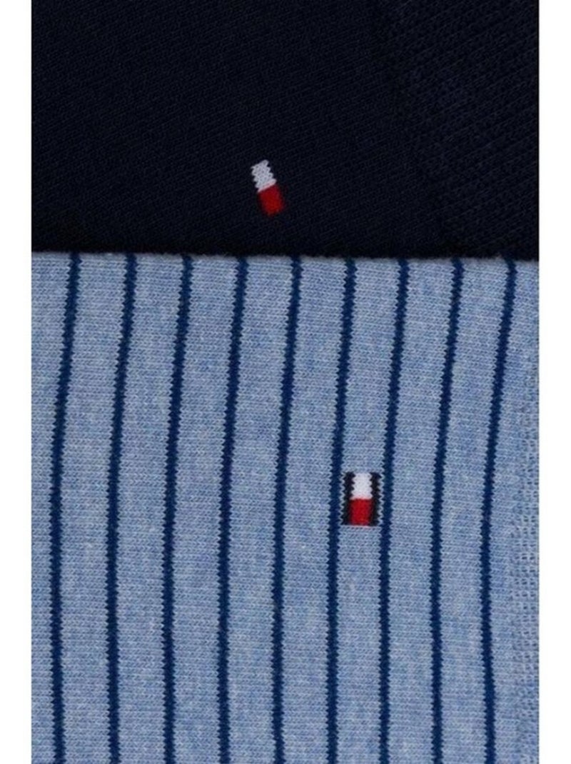 Chaussettes motif/style uni - tommy hilfiger Bleu Bleu marine - Kiabi
