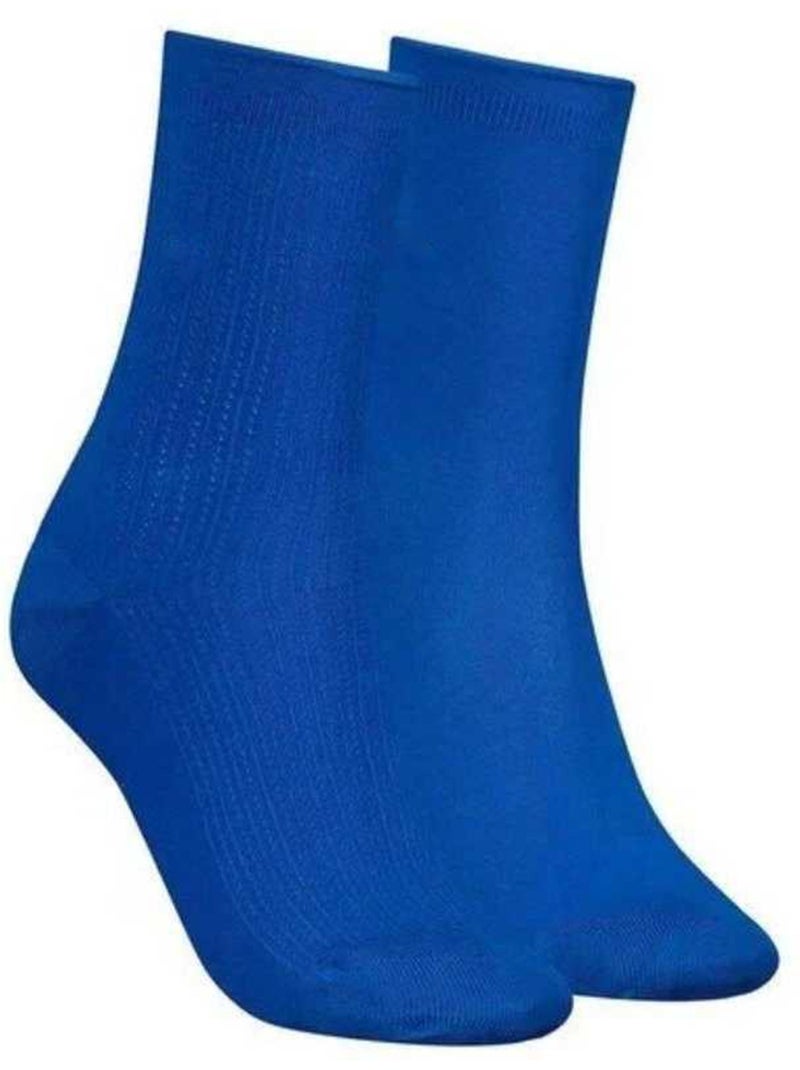 Chaussettes motif/style uni - tommy hilfiger Bleu - Kiabi