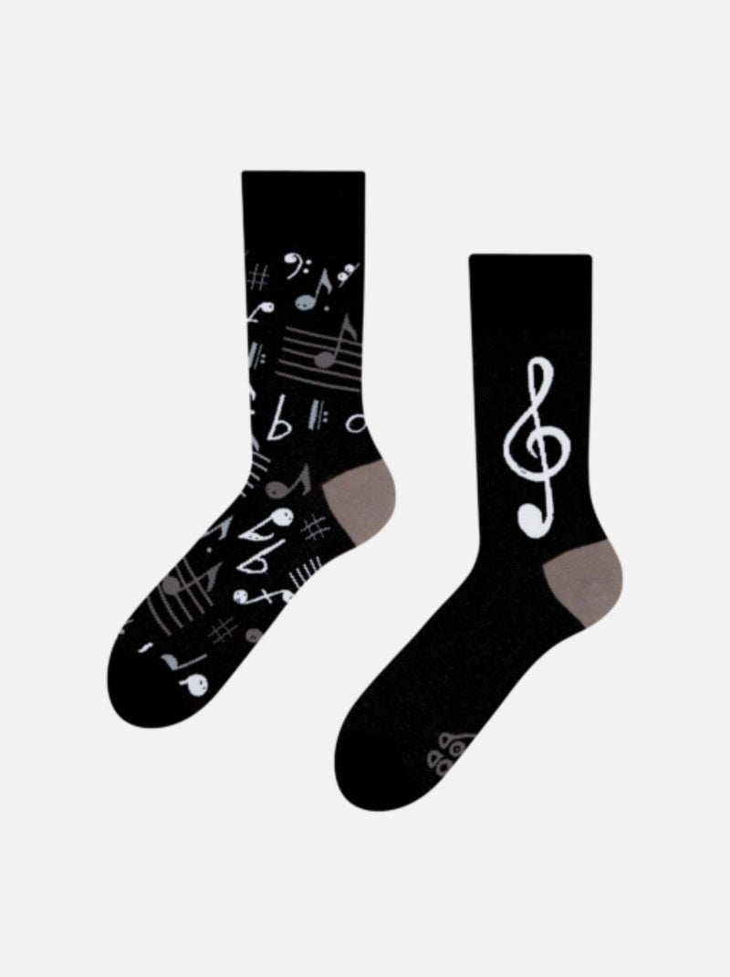 Chaussettes Musique Noir - Kiabi