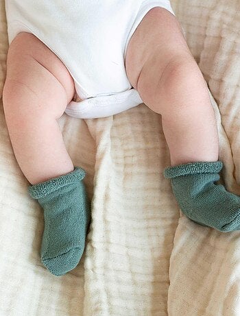 Chaussettes Bébé Antidérapantes avec élastiques – Baby-Feet