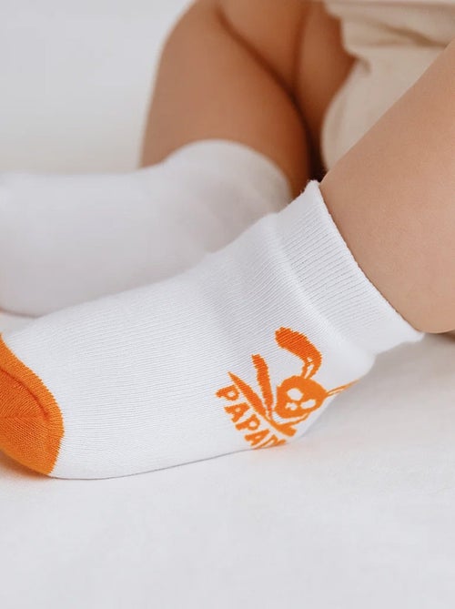 Chaussettes Naissance En Coton Bio - Kiabi