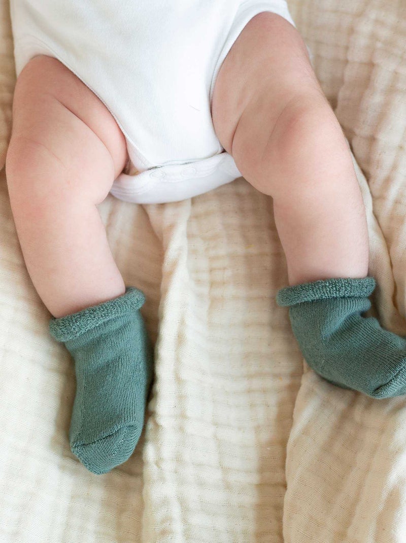 Chaussettes naissance Vert - Kiabi