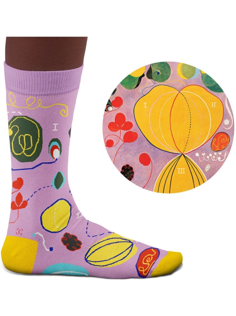 Chaussettes No. 7, Adulthood, Hilma af Klint Rose - Kiabi