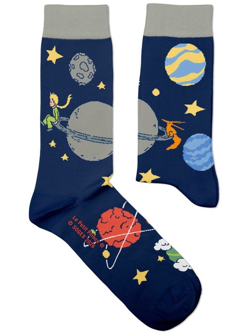 Chaussettes Nuit et Planètes, Le Petit Prince - Kiabi