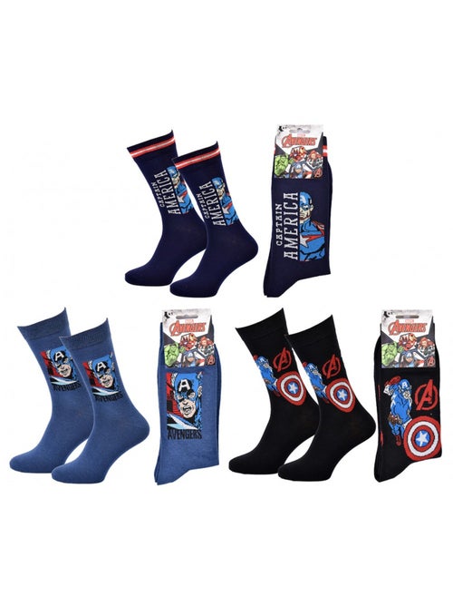 Chaussettes Pack Cadeaux Homme LICENCE - Pack de 3 - Kiabi