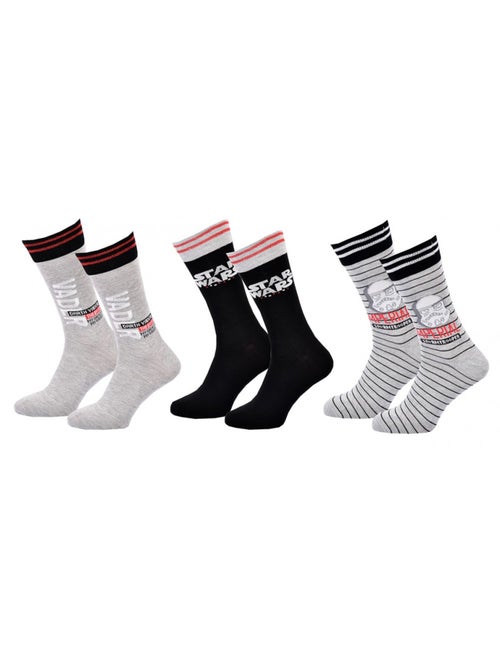 Chaussettes Pack Cadeaux Homme LICENCE - Pack de 3 - Kiabi Chaussettes Pack Cadeaux Homme LICENCE - Pack de 3 - Kiabi