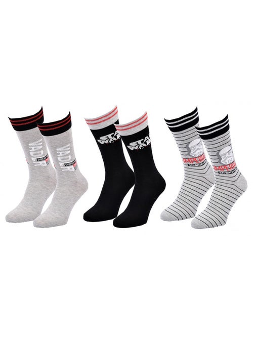 Chaussettes Pack Cadeaux Homme LICENCE - Pack de 3 - Kiabi Chaussettes Pack Cadeaux Homme LICENCE - Pack de 3 - Kiabi