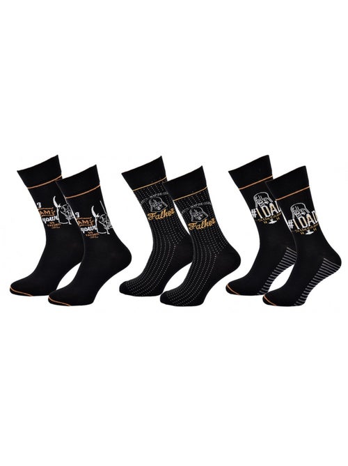 Chaussettes Pack Cadeaux Homme LICENCE - Pack de 3 - Kiabi Chaussettes Pack Cadeaux Homme LICENCE - Pack de 3 - Kiabi
