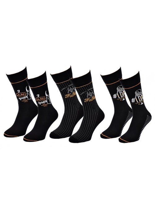 Chaussettes Pack Cadeaux Homme LICENCE - Pack de 3 - Kiabi Chaussettes Pack Cadeaux Homme LICENCE - Pack de 3 - Kiabi