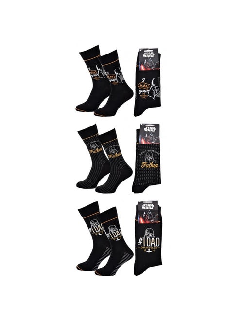 Chaussettes Pack Cadeaux Homme LICENCE - Pack de 3 - Kiabi Chaussettes Pack Cadeaux Homme LICENCE - Pack de 3 - Kiabi