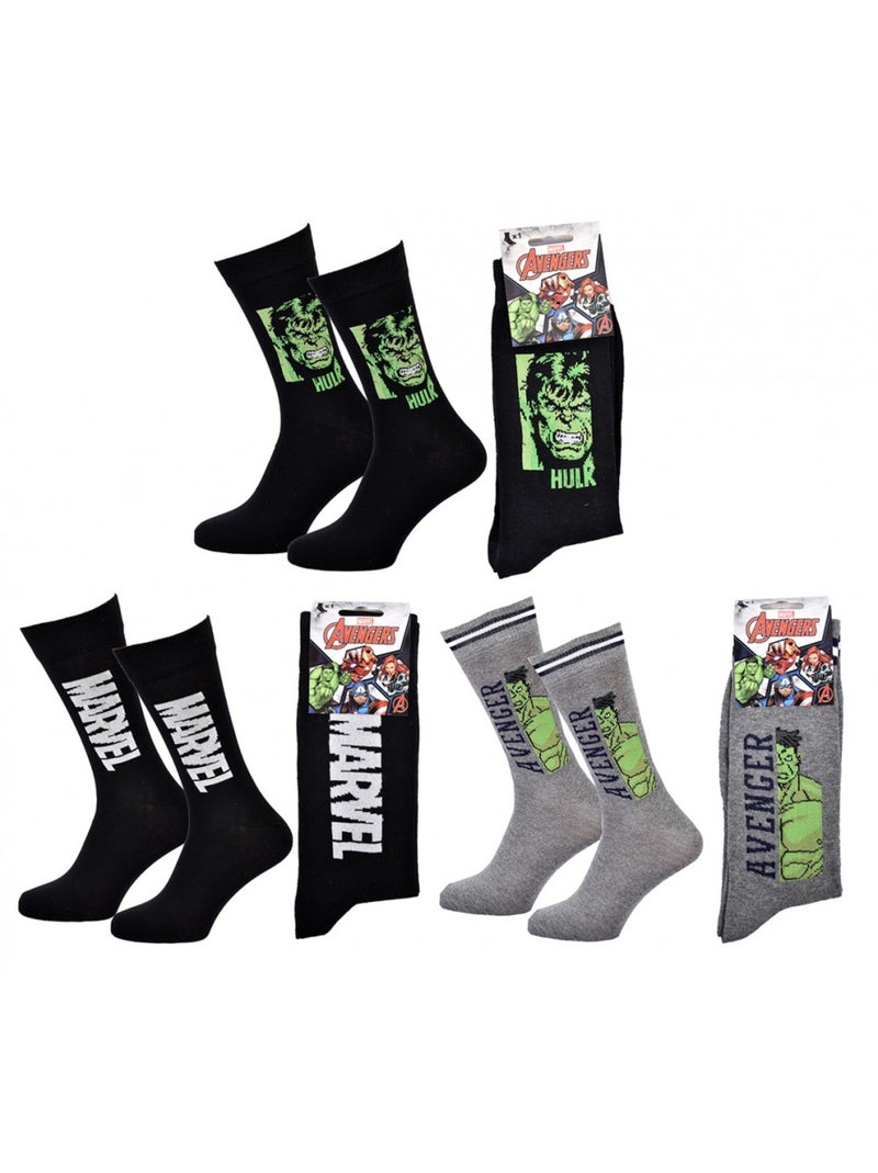 Chaussettes Pack Cadeaux Homme LICENCE - Pack de 3 Noir Vert Blanc - Kiabi