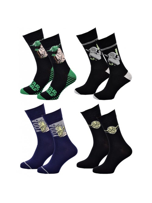 Chaussettes Pack Cadeaux Homme LICENCE - Pack de 4 - Kiabi Chaussettes Pack Cadeaux Homme LICENCE - Pack de 4 - Kiabi