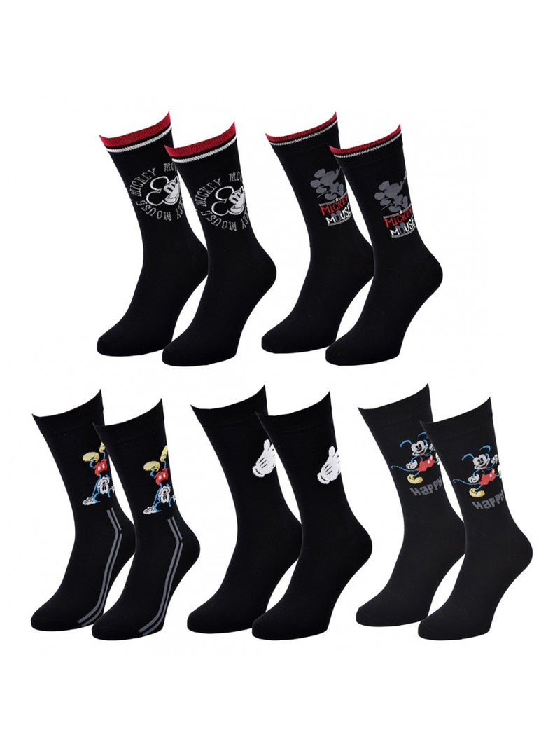 Chaussettes Pack Cadeaux Homme LICENCE - Pack de 5 Noir Multicolore - Kiabi