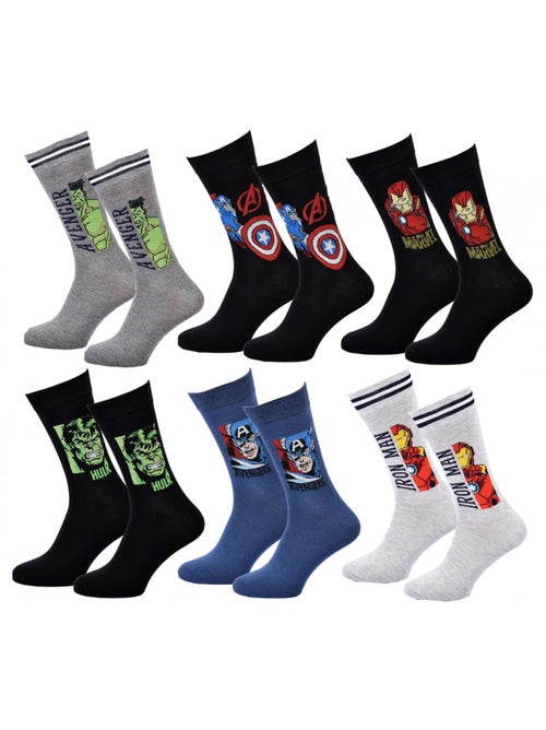 Chaussettes Pack Cadeaux Homme LICENCE - Pack de 6 - Kiabi