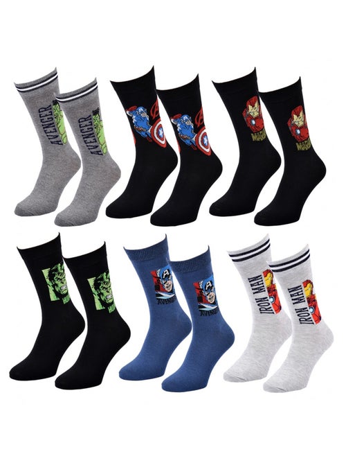 Chaussettes Pack Cadeaux Homme LICENCE - Pack de 6 - Kiabi