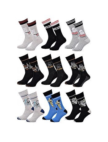 Chaussettes Pack Cadeaux Homme LICENCE - Pack de 9