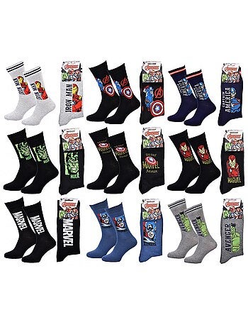 Chaussettes Pack Cadeaux Homme LICENCE - Pack de 9