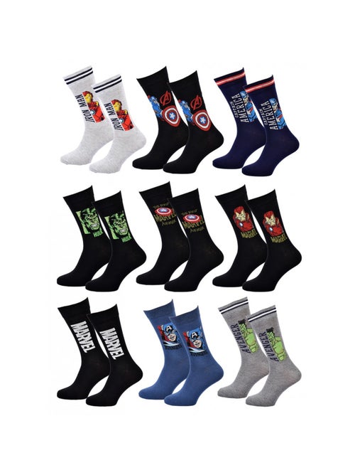 Chaussettes Pack Cadeaux Homme LICENCE - Pack de 9 - Kiabi