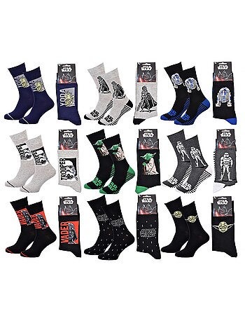 Chaussettes Pack Cadeaux Homme LICENCE - Pack de 9