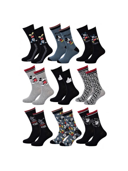 Chaussettes Pack Cadeaux Homme LICENCE - Pack de 9 - Kiabi