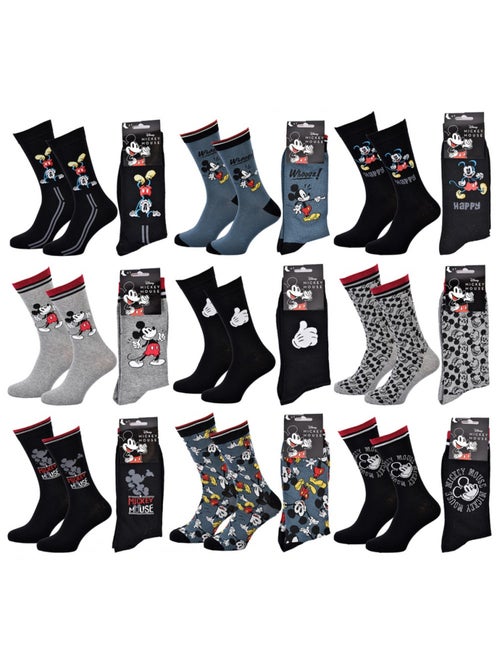 Chaussettes Pack Cadeaux Homme LICENCE - Pack de 9 - Kiabi