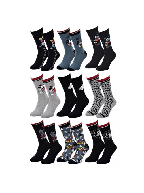 Chaussettes Pack Cadeaux Homme LICENCE - Pack de 9 - Kiabi