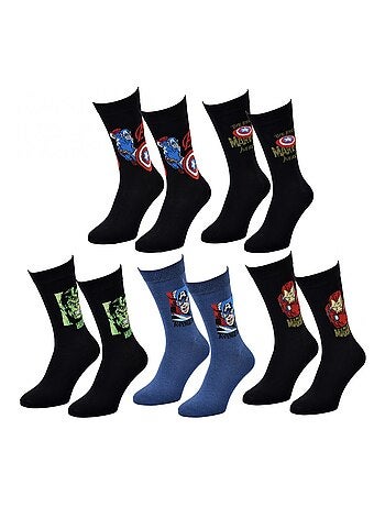 Chaussettes Pack Cadeaux Homme MARVEL AVENGERS - Pack de 5