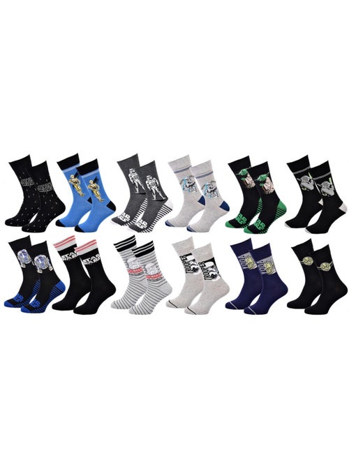 Chaussettes Pack Cadeaux Homme STW - Pack de 12 - Kiabi Chaussettes Pack Cadeaux Homme STW - Pack de 12 - Kiabi