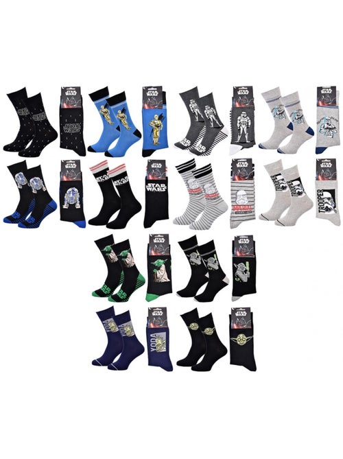 Chaussettes Pack Cadeaux Homme STW - Pack de 12 - Kiabi Chaussettes Pack Cadeaux Homme STW - Pack de 12 - Kiabi