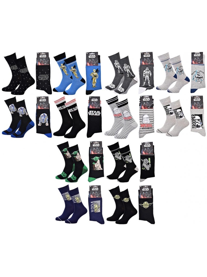 Chaussettes Pack Cadeaux Homme STW - Pack de 12 Multicolore - Kiabi