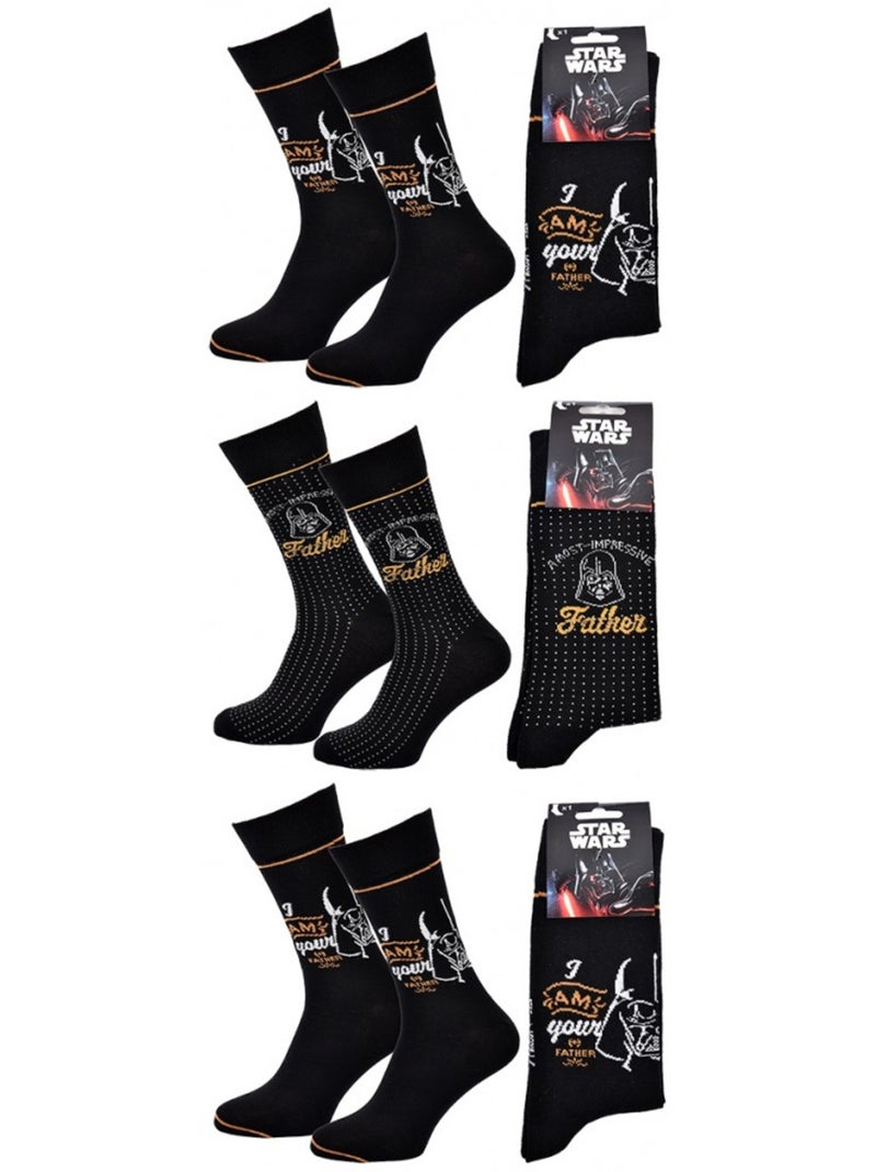 Chaussettes Pack Cadeaux Homme STW - Pack de 3 Multicolore - Kiabi