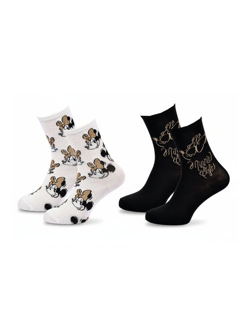 Chaussettes Pack Femme DISNEY MINNIE Pack de 2 Paires - Kiabi