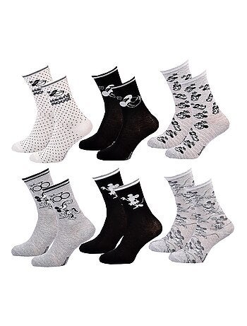 Chaussettes Pack Femme DISNEY MINNIE Pack de 6 Paires