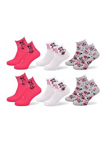 Chaussettes Pack Femme DISNEY MINNIE Pack de 6 Paires