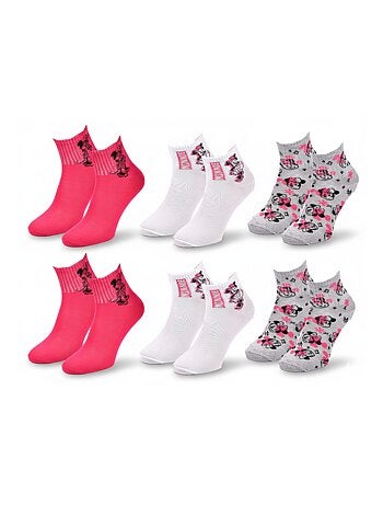 Chaussettes Pack Femme DISNEY MINNIE Pack de 6 Paires