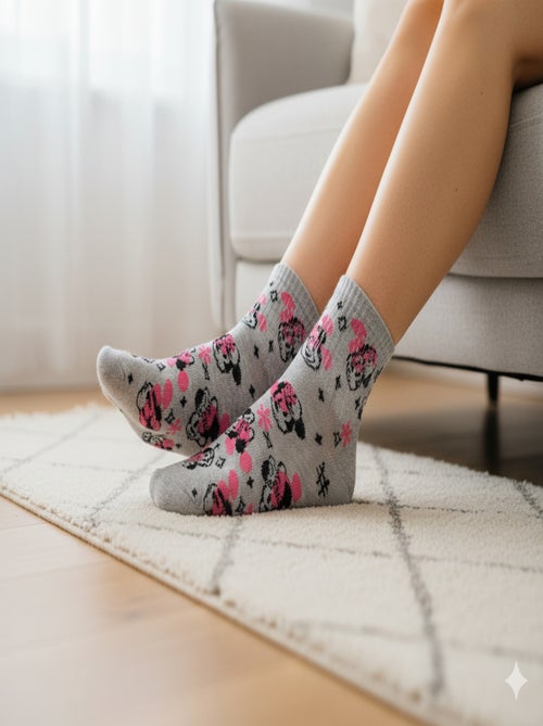 Chaussettes Pack Femme DISNEY MINNIE Pack de 6 Paires - Kiabi