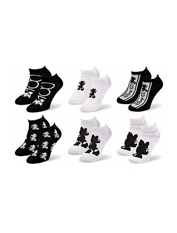 Chaussettes Pack Femme DISNEY MINNIE Pack de 6 Paires