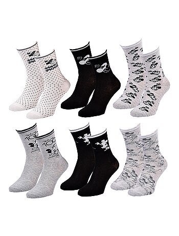 Chaussettes Pack Femme DISNEY MINNIE Pack de 9 Paires