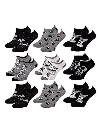Chaussettes Pack Femme DISNEY MINNIE Pack de 9 Paires