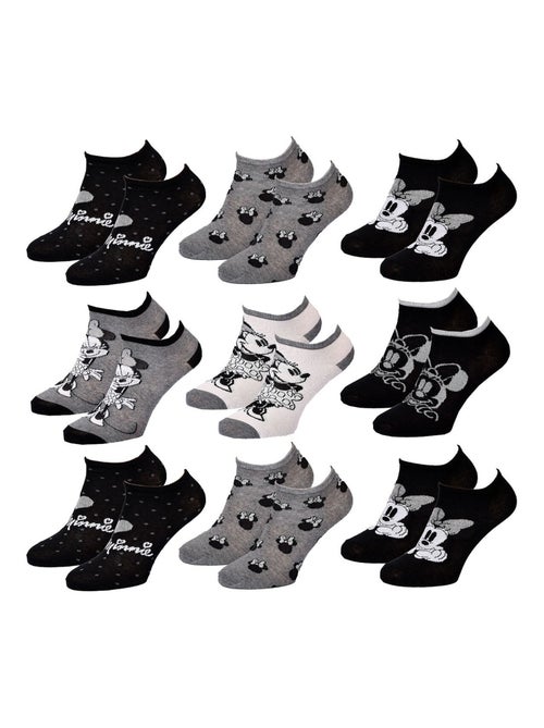 Chaussettes Pack Femme DISNEY MINNIE Pack de 9 Paires - Kiabi
