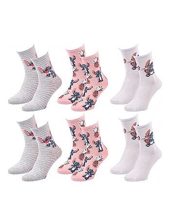 Chaussettes Pack Femme LILO ET STITCH - Pack de 6